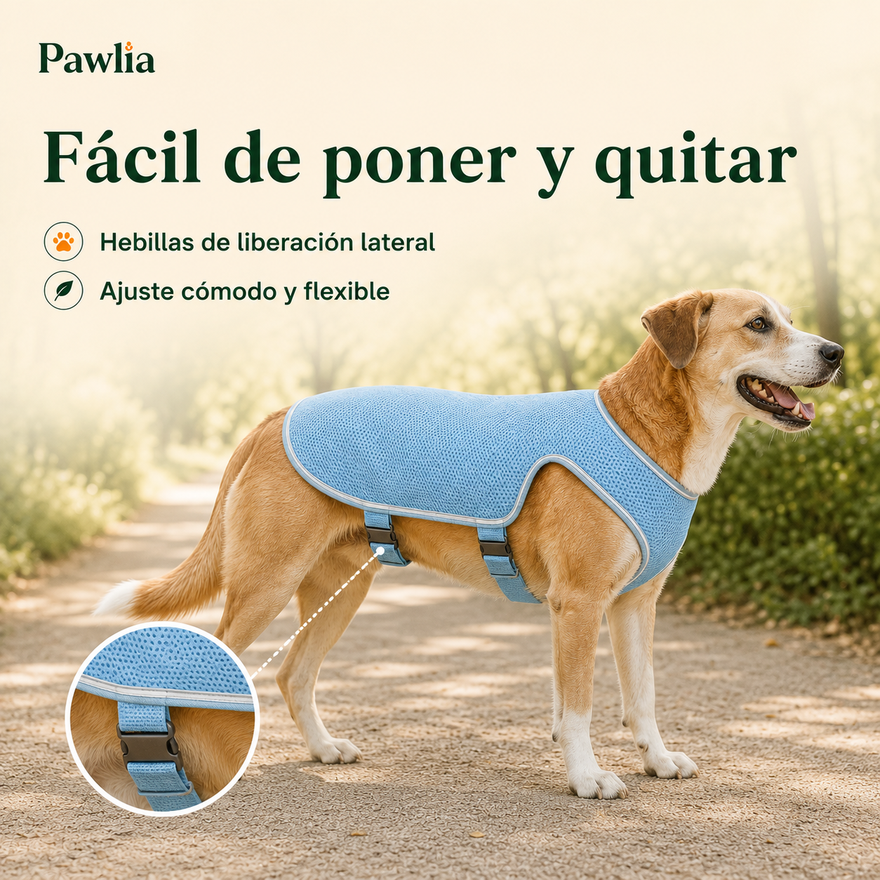 Pawlia CoolVest - Chaleco Refrescante para Perros