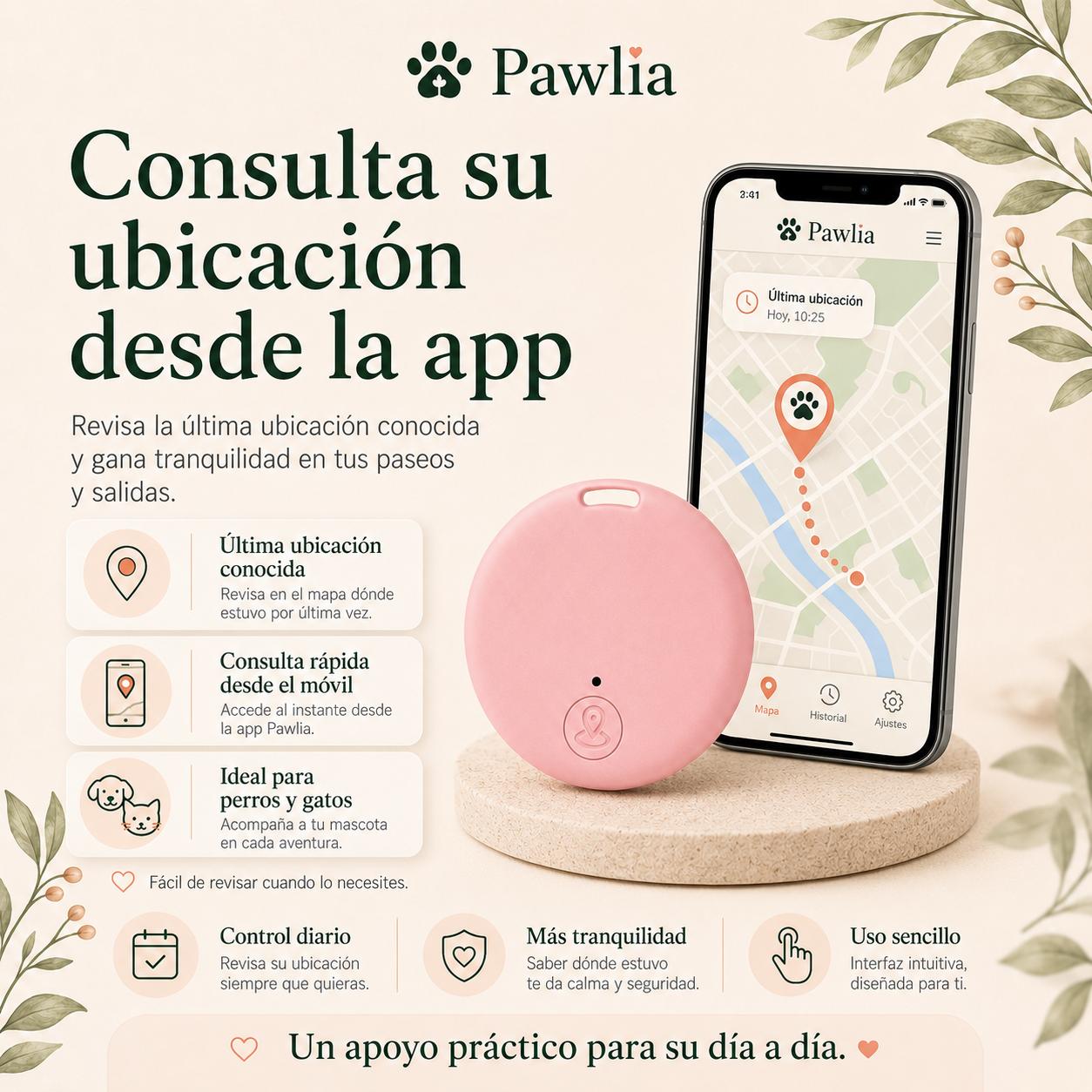 Localizador PawLia para Perros y Gatos