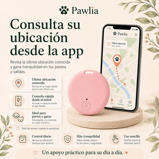 Localizador PawLia para Perros y Gatos