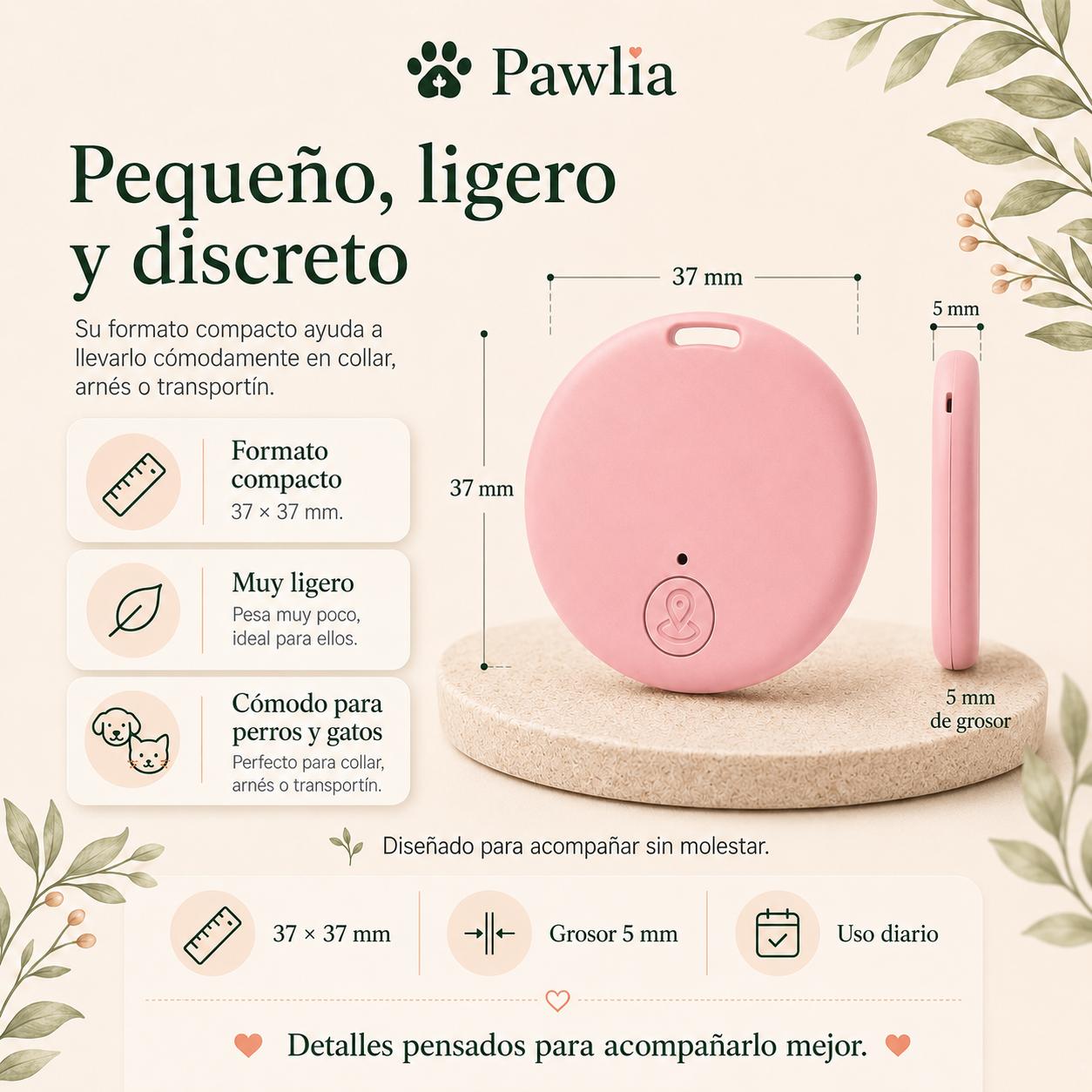 Localizador PawLia para Perros y Gatos