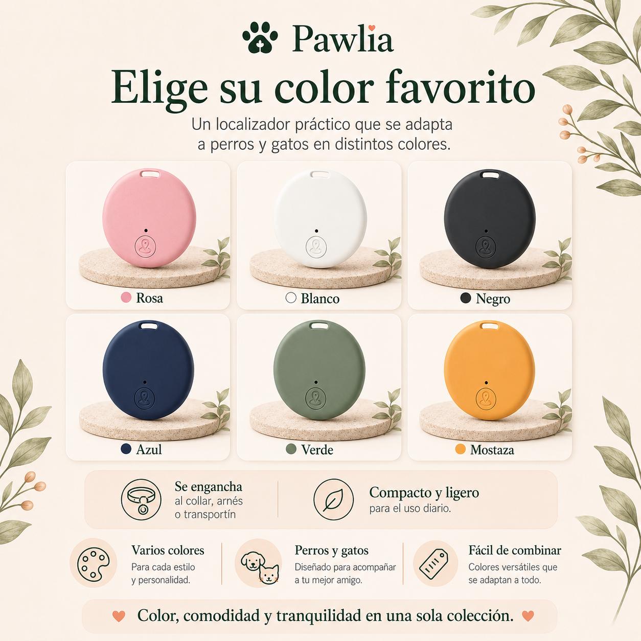 Localizador PawLia para Perros y Gatos