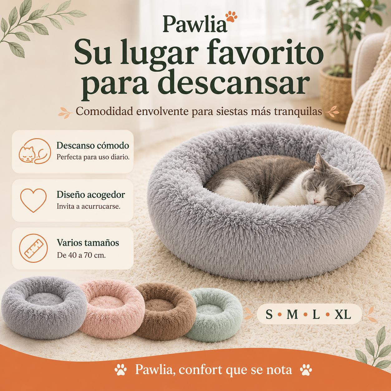 Cama Redonda Lavable