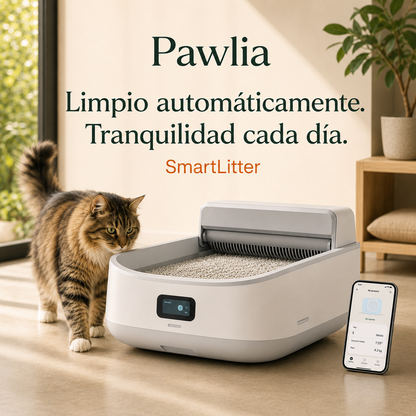 Pawlia SmartLitter - Arenero Inteligente Autolimpiable