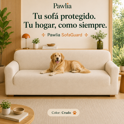 Pawlia SofaShield - Funda Protectora Elástica para Sofá