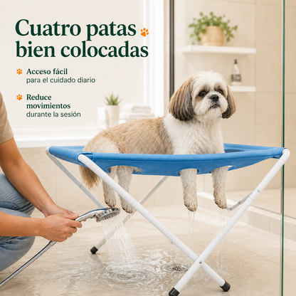 Pawlia BathStand - Soporte Plegable para el Baño de Mascotas