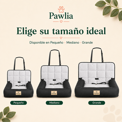 Pawlia CozyRide - Asiento de Coche para Perros
