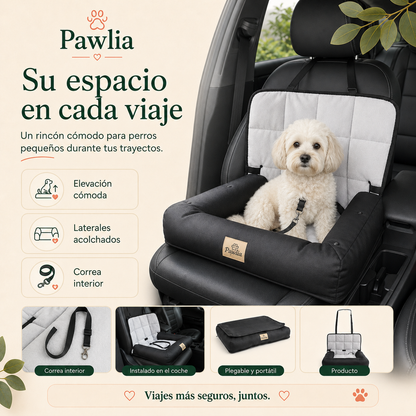 Pawlia CozyRide - Asiento de Coche para Perros
