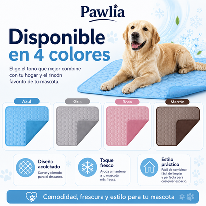 Pawlia CoolMat - Alfombra Refrescante para Perros y Gatos