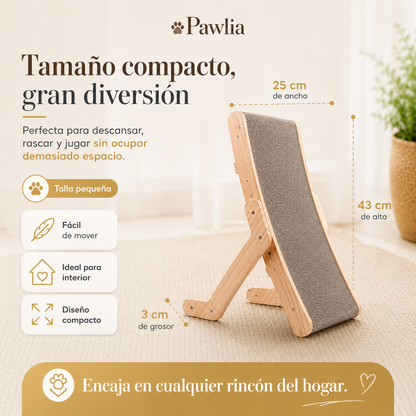 Pawlia LoungeScratch - Hamaca Rascador para Gatos