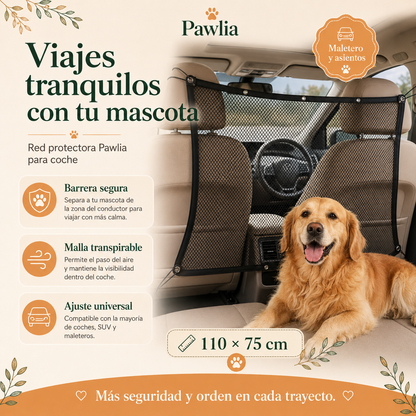 Pawlia SafeNet - Red Protectora para Coche