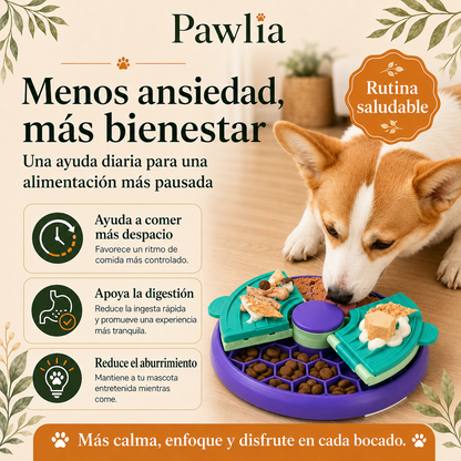 Pawlia SlowBite - Comedero Antiansiedad para Perros y Gatos