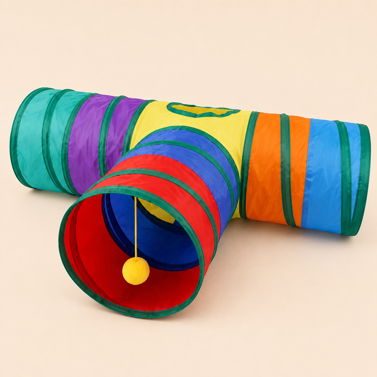 Pawlia PlayTunnel - Túnel Plegable para Gatos