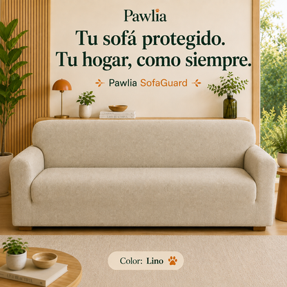 Pawlia SofaShield - Funda Protectora Elástica para Sofá