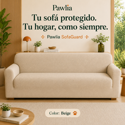 Pawlia SofaShield - Funda Protectora Elástica para Sofá