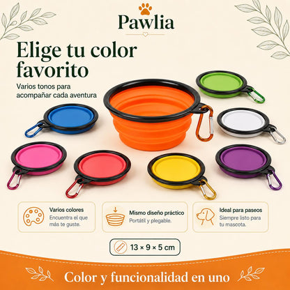 Comedero bebedero plegable Pawlia