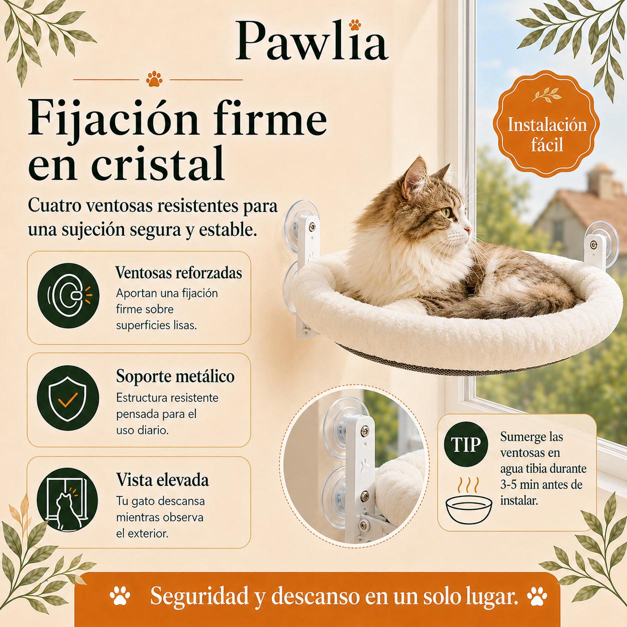 Hamaca de Ventana para Gatos