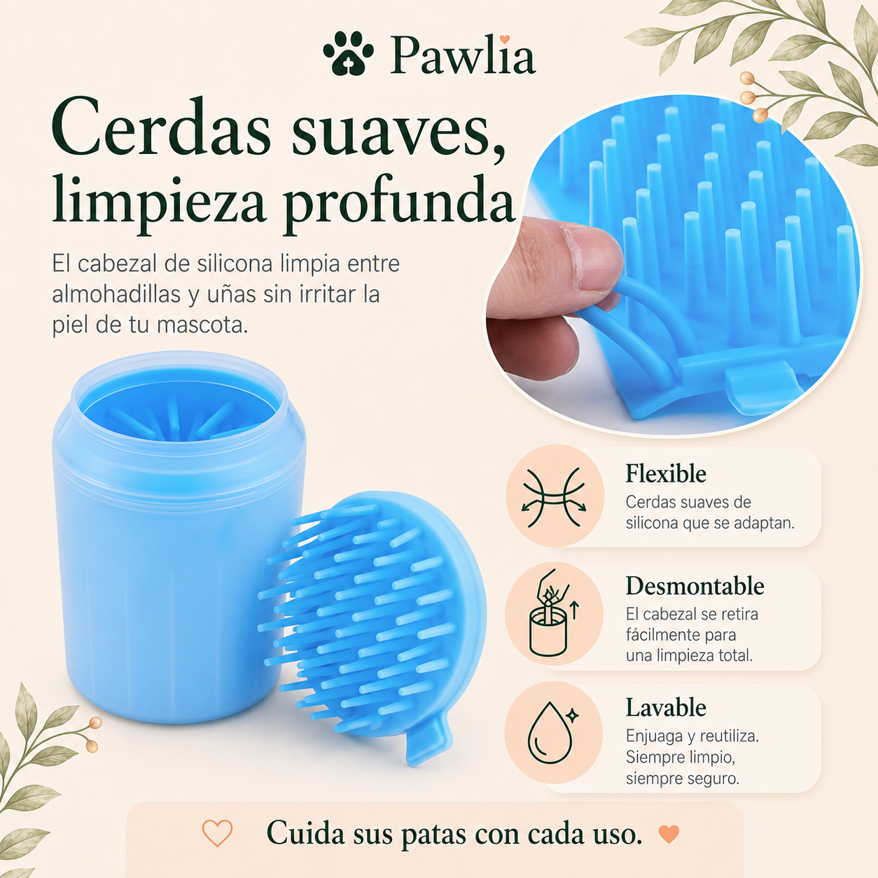 Vaso Limpia Patas