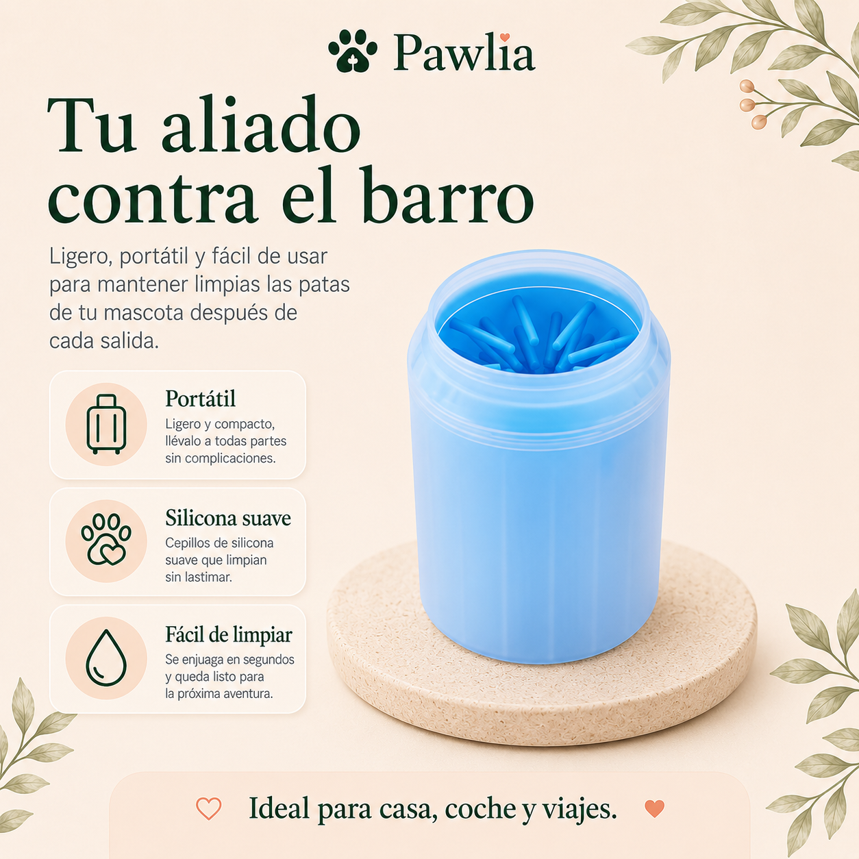 Vaso Limpia Patas