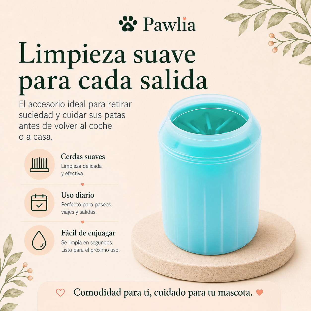 Vaso Limpia Patas