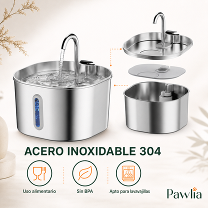 Acero inoxidable 304 y piezas aptas para lavavajillas