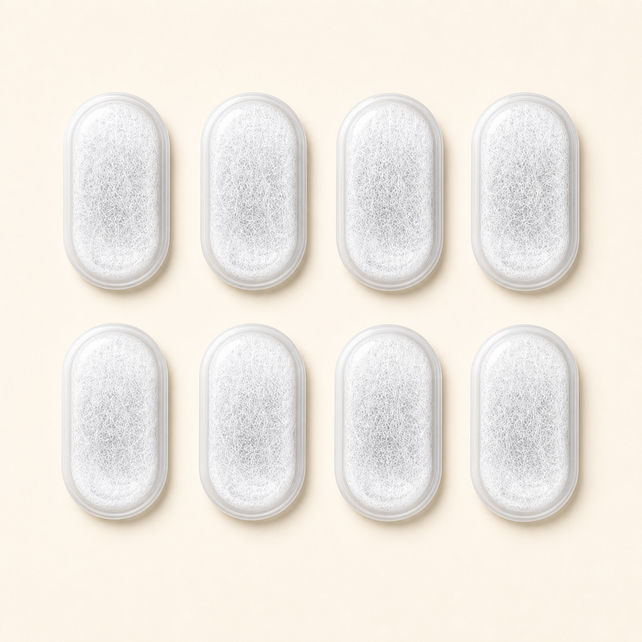 Pack de ocho filtros de recambio para Pawlia AquaFlow