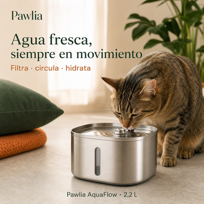 Pawlia AquaFlow - fuente de agua 2,2 L