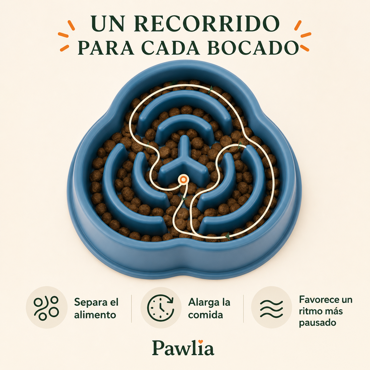 Laberinto SlowBite para un ritmo de comida más pausado