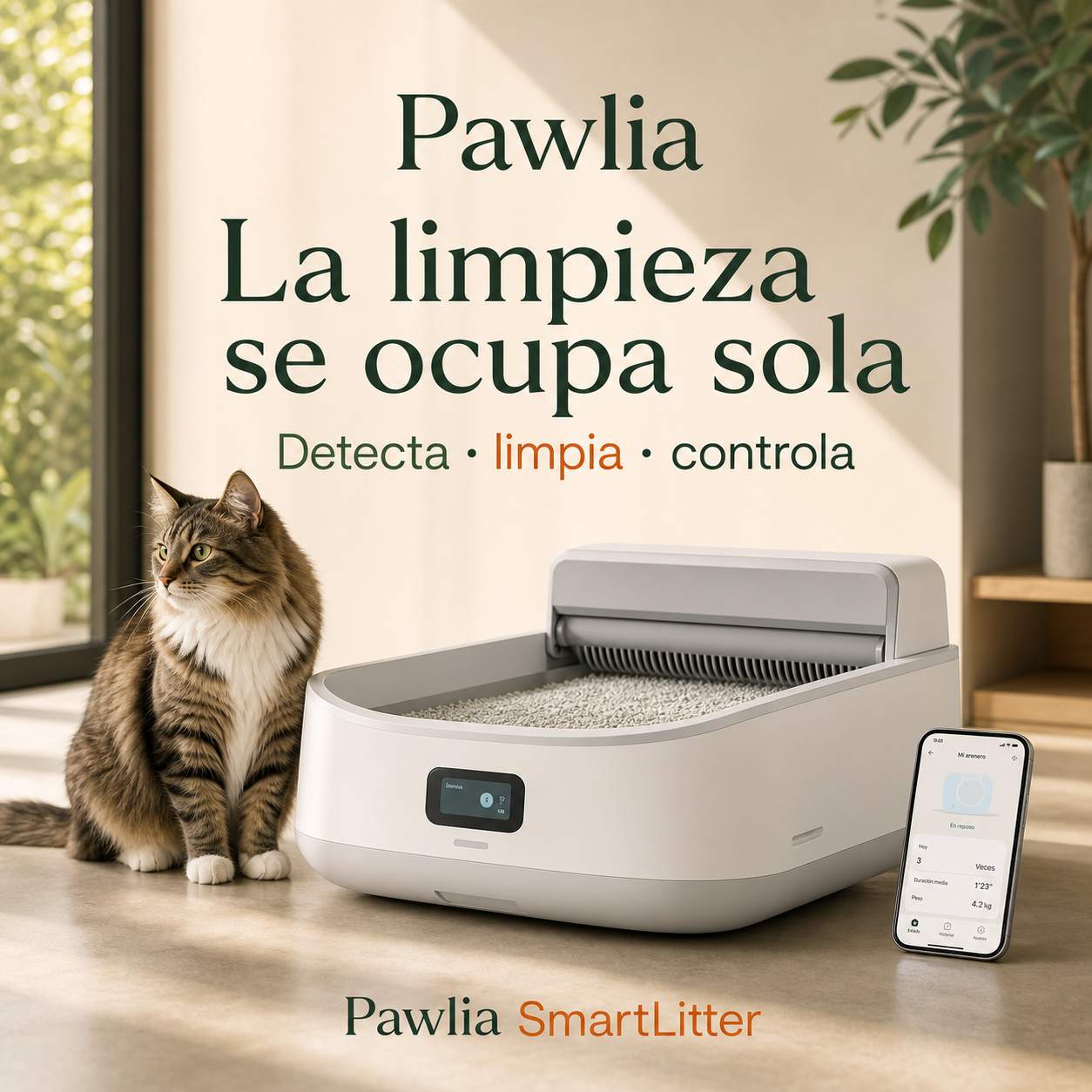 Pawlia SmartLitter - arenero inteligente